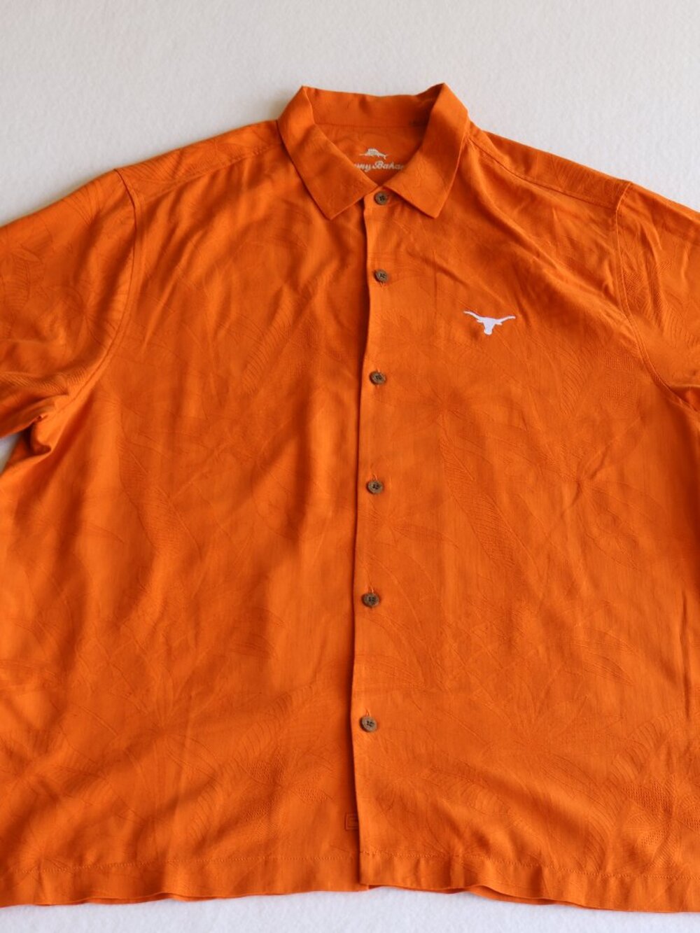 NWT Tommy Bahama University of Texas Button Up Shirt Mens XXL Floral Print